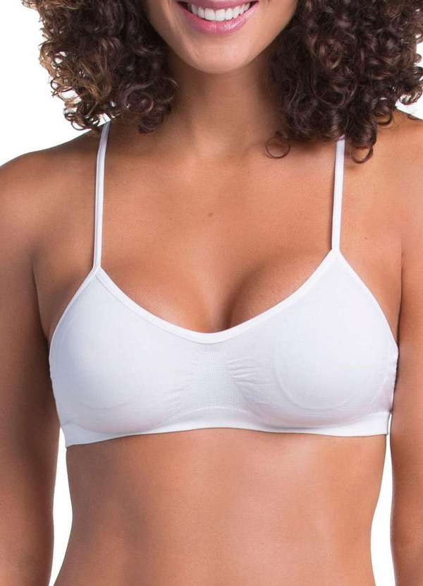 Trifil - Kit com 3 Tops Nadador sem Aro e sem Bojo Trifil 1155 Branco 2