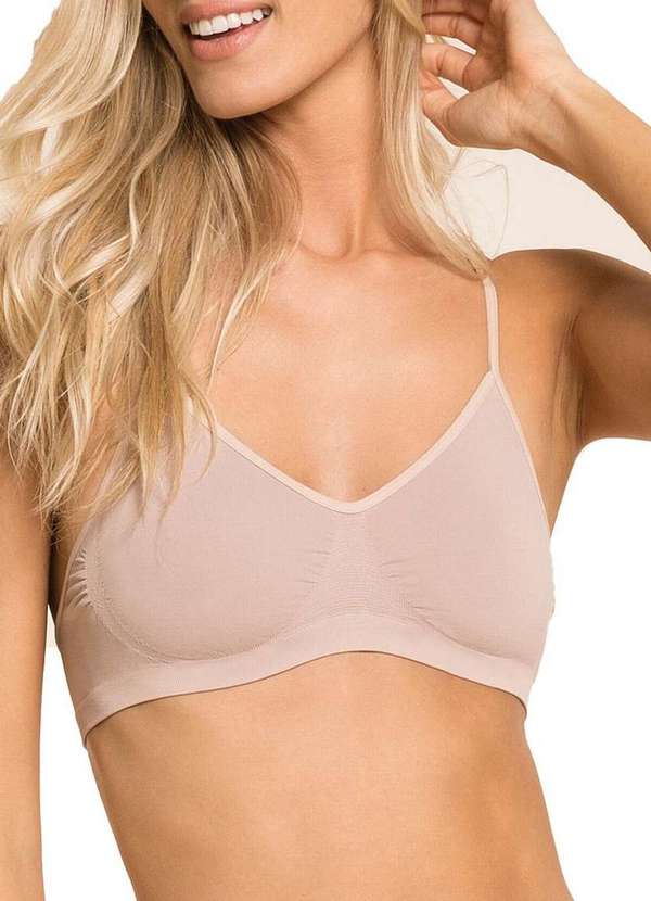 Trifil - Kit com 3 Tops Nadador sem Aro e sem Bojo Trifil 1155 Preto-Macadâmia-Branco 4