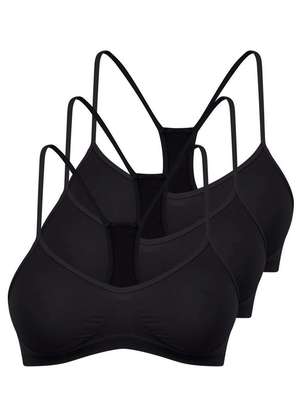 Kit com 3 Tops Nadador sem Aro e sem Bojo Trifil 1155 - TRIFIL