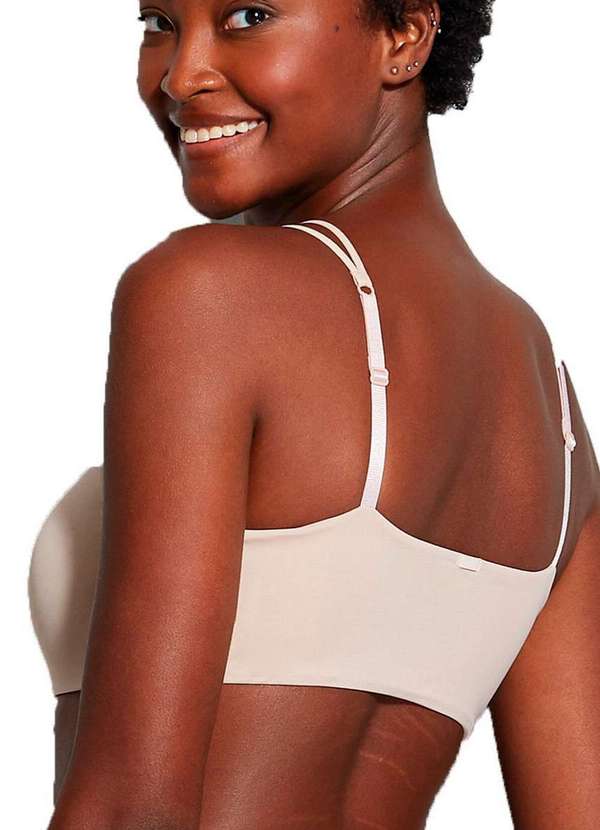 Hope - Kit com 3 Tops sem Aro com Bojo Removível Hope 2186 Ballet-Branco 3