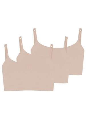 Kit com 3 Tops sem Aro com Bojo Removível Hope 2186 - HOPE