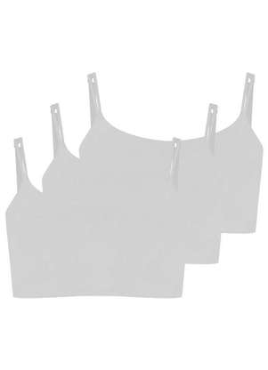 Kit com 3 Tops sem Aro com Bojo Removível Hope 2186 - HOPE