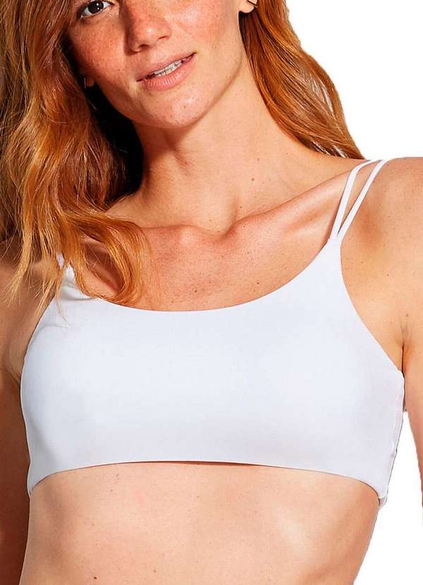 Hope - Kit com 3 Tops sem Aro com Bojo Removível Hope 2186 Branco 2