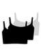 Hope - Kit com 3 Tops sem Aro com Bojo Removível Hope 2186 Branco - variação: Preto-Branco