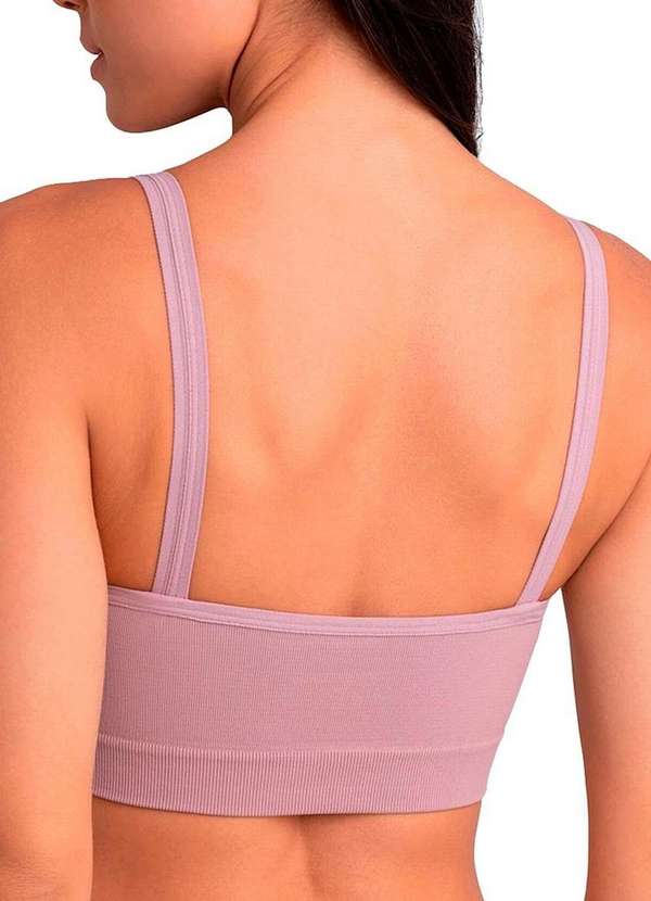 Lupo - Kit com 3 Tops sem Aro e sem Bojo Loba 41018-001 Nude 3