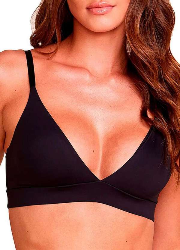 Hope - Kit com 4 Sutiãs sem Aro com Bojo Removível Hope 274840 Preto-Branco 2