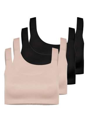 Kit com 4 Sutiãs sem Aro e sem Bojo Hope 22850 - HOPE