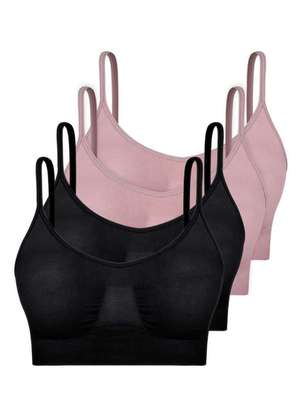 Kit com 4 Top sem Aro e sem Bojo Hope S21020 - HOPE