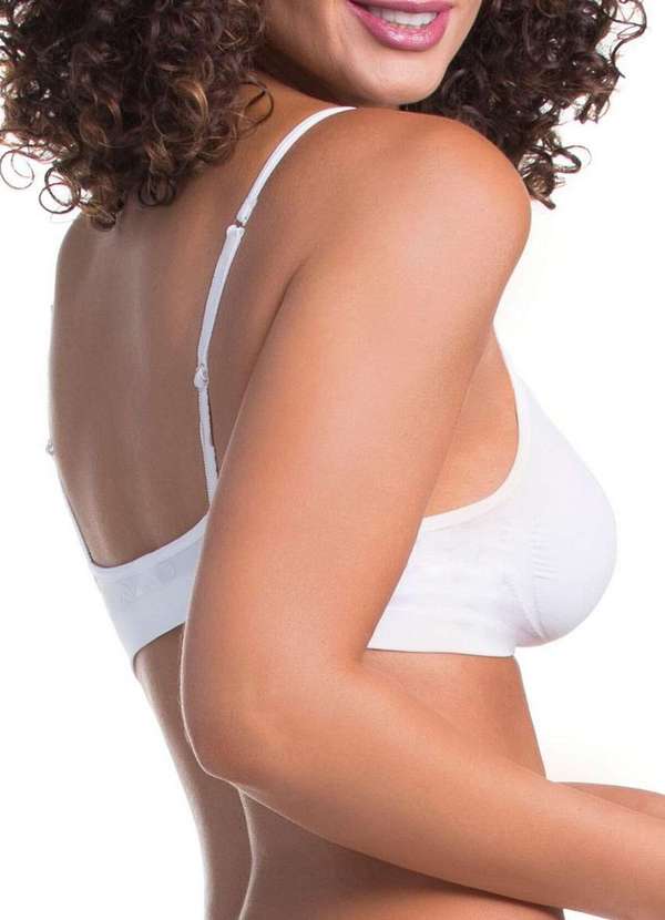 Trifil - Kit com 4 Tops sem Aro e sem Bojo Trifil 4377 Branco 3