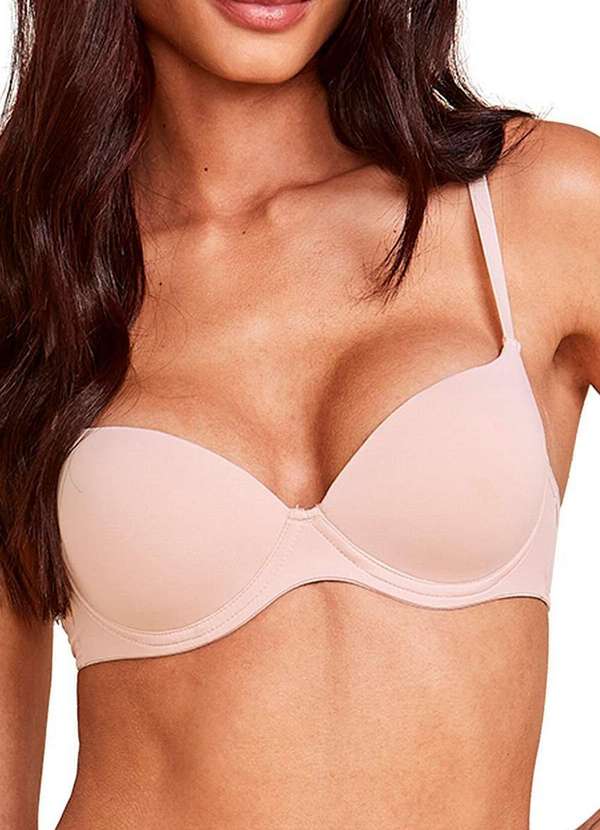 Hope - Kit com 6 Sutiãs com Aro e Bojo Hope 2484 Taça B Bege-Ballet-Preto 2