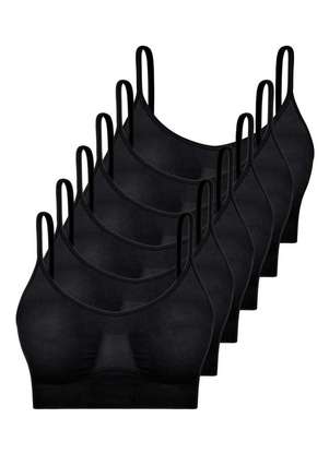 Kit com 6 Top sem Aro e sem Bojo Hope S21020 - HOPE