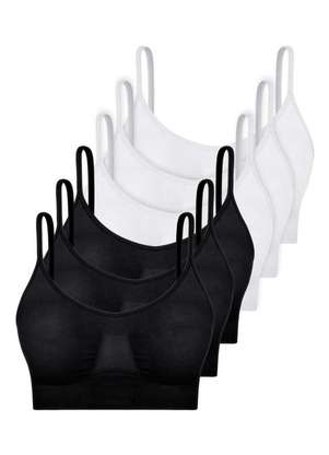 Kit com 6 Top sem Aro e sem Bojo Hope S21020 - HOPE