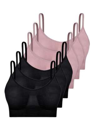 Kit com 6 Top sem Aro e sem Bojo Hope S21020 - HOPE