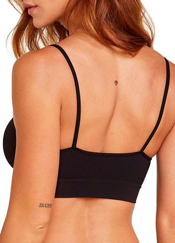 Hope - Kit com 6 Top sem Aro e sem Bojo Hope S21020 Preto-Cinza-Luar 3