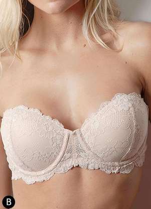 Sutiã Bustiê com Aro e Bojo Darling 314.69 Taça B - DARLING