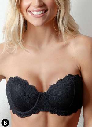 Sutiã Bustiê com Aro e Bojo Darling 314.69 Taça B - DARLING