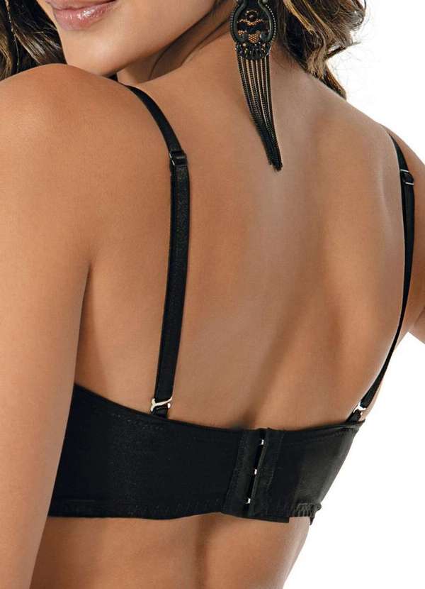Demillus - Sutiã Bustiê com Aro e Bojo Demillus 67250 27-Preto 2