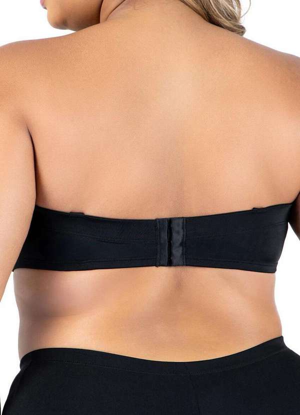 Dilady - Sutiã Bustiê com Aro e Bojo Dilady 12318 Plus Size 012-Preto 4