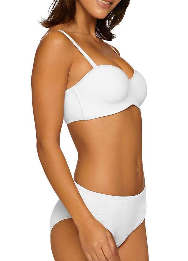 Valisere - Sutiã Bustiê com Aro e Bojo Valisere 24265.5 09-Branco 4