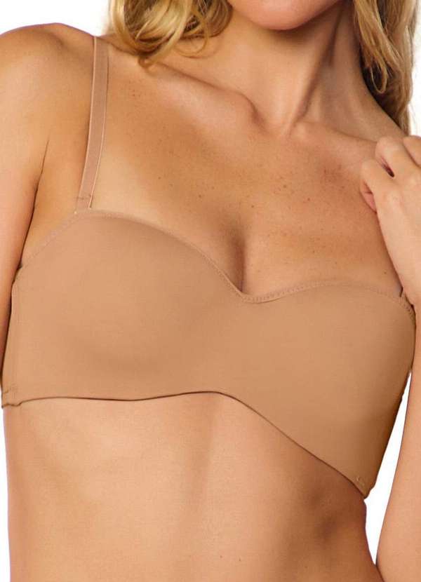 Valisere - Sutiã Bustiê com Aro e Bojo Valisere 24265.5 804-Bronze