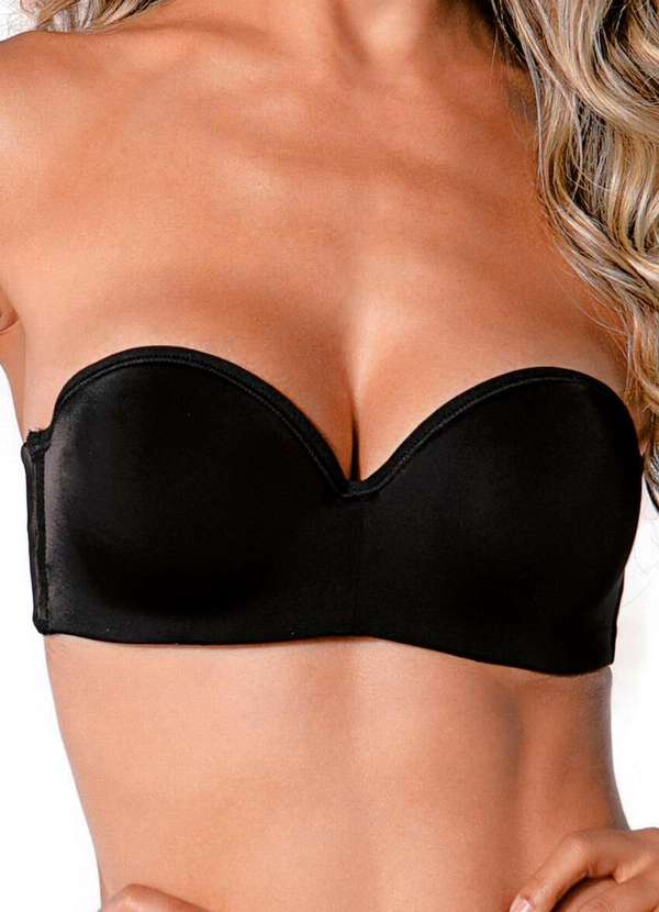 Demillus - Sutiã Bustiê com Aro e Bojo Vertigem Demillus 67858 27-Preto