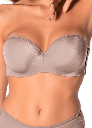 Sutiã Bustiê com Aro e Bojo Vertigem Demillus 67858 - DEMILLUS