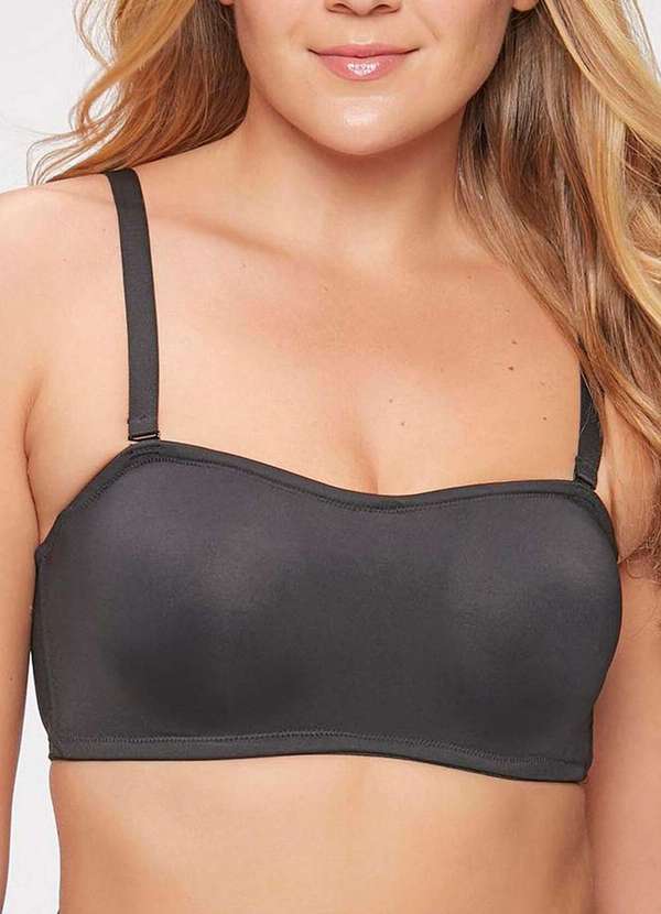 Triumph - Sutiã Bustiê com Aro e sem Bojo W Triumph 24865 217-Preto