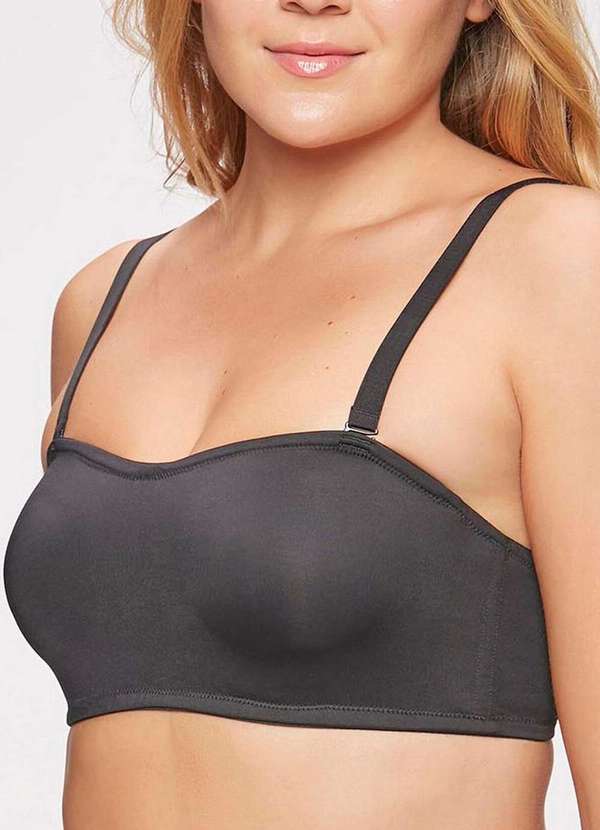 Triumph - Sutiã Bustiê com Aro e sem Bojo W Triumph 24865 217-Preto 2