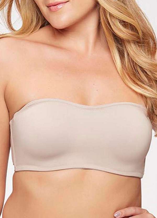 Triumph - Sutiã Bustiê com Aro e sem Bojo W Triumph 24865 48-Mink