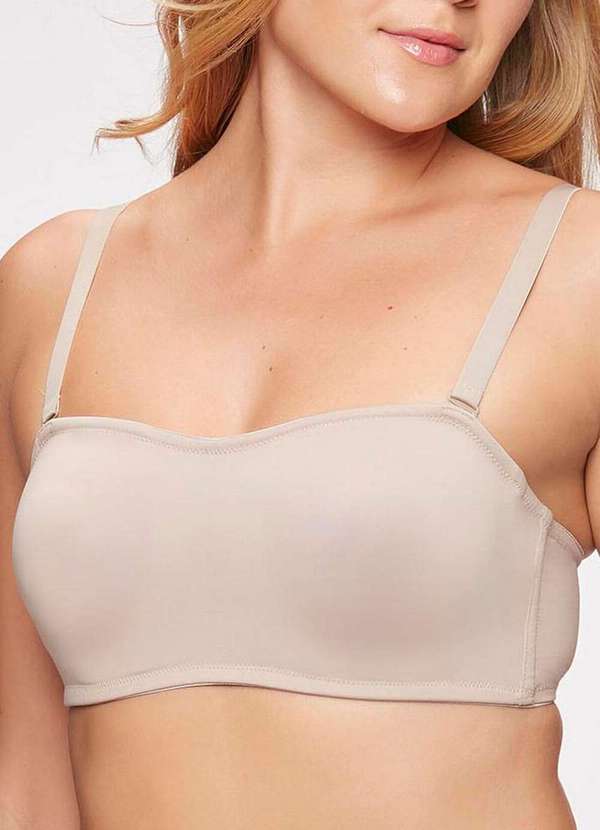 Triumph - Sutiã Bustiê com Aro e sem Bojo W Triumph 24865 48-Mink 4