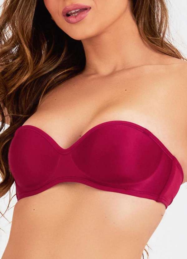 Love Secret - Sutiã Bustiê sem  Aro com Bojo Love Secret 991029 009-Desejo 2
