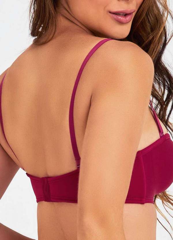 Love Secret - Sutiã Bustiê sem  Aro com Bojo Love Secret 991029 009-Desejo 3