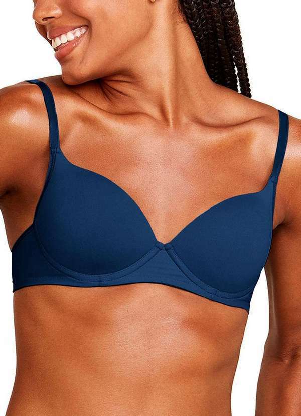 Bonjour - Sutiã com Aro e Bojo Bonjour 0b245150 Zmt-Azul-Marítimo
