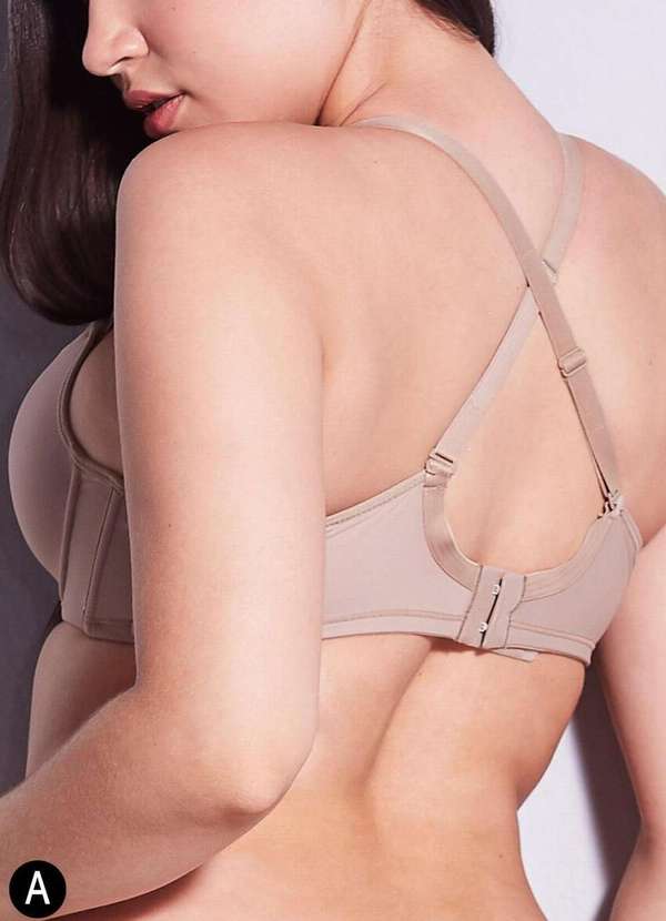 Hope - Sutiã com Aro e Bojo Hope 2481 Taça a Cm-Camurca 3