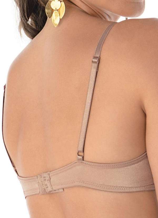Demillus - Sutiã com Aro e Bojo Invejja Demillus 67843 55-Bege-Rosado 2