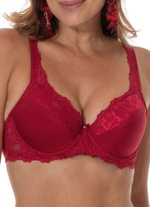 Sutiã com Aro e Bojo Iridien Demillus 65204/65104 Taça B - DEMILLUS