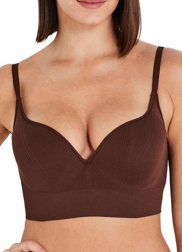 Liz - Sutiã com Aro e Bojo Liz 51304 Taça B 385-Brunette