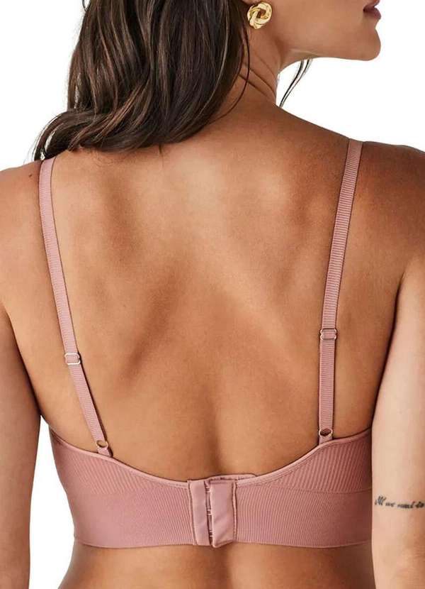 Liz - Sutiã com Aro e Bojo Liz 51304 Taça B 582-Rosa-Mônaco