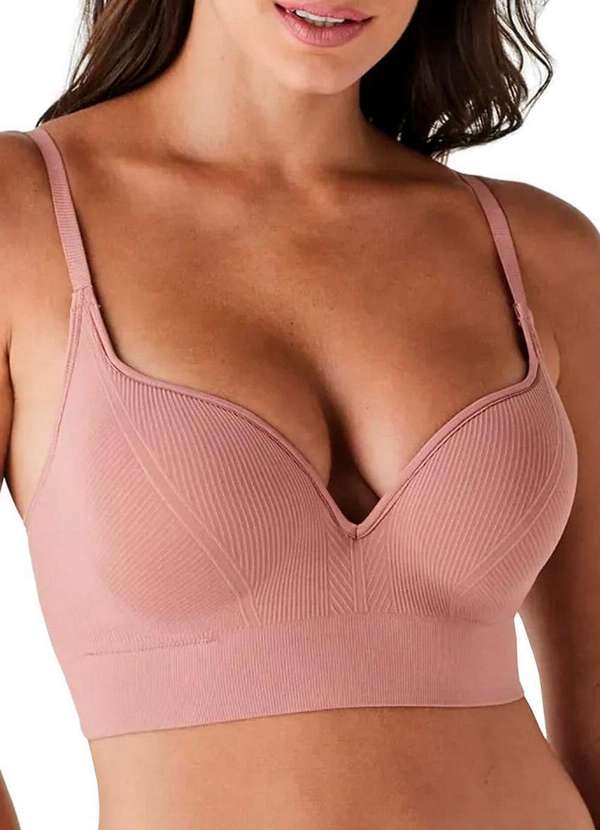 Liz - Sutiã com Aro e Bojo Liz 51304 Taça C 582-Rosa-Mônaco