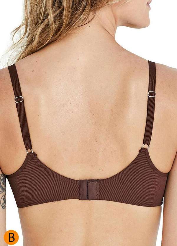 Liz - Sutiã com Aro e Bojo Liz 51424 Taça B 385-Brunette 2