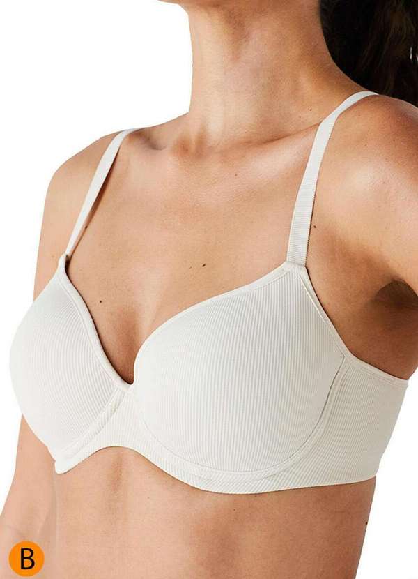 Liz - Sutiã com Aro e Bojo Liz 51424 Taça B 628-Natural 4