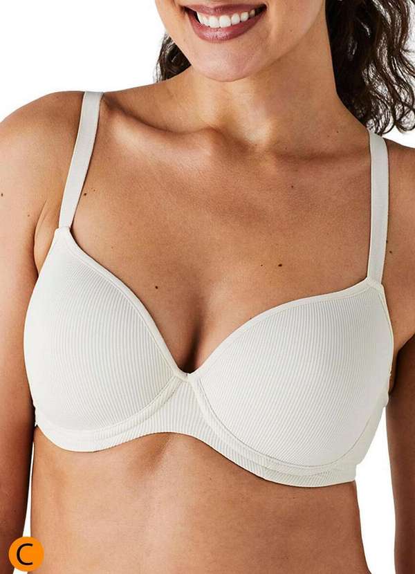 Liz - Sutiã com Aro e Bojo Liz 51424 Taça C 628-Natural