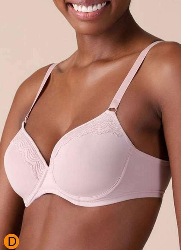 Liz - Sutiã com Aro e Bojo Liz 51501 Taça D 365-Blush 3