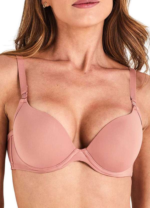 Liz - Sutiã com Aro e Bojo Liz 51690 Taça C 582-Rosa-Mônaco