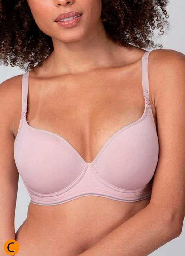 Liz - Sutiã com Aro e Bojo Liz 51818 Taça C 365-Blush