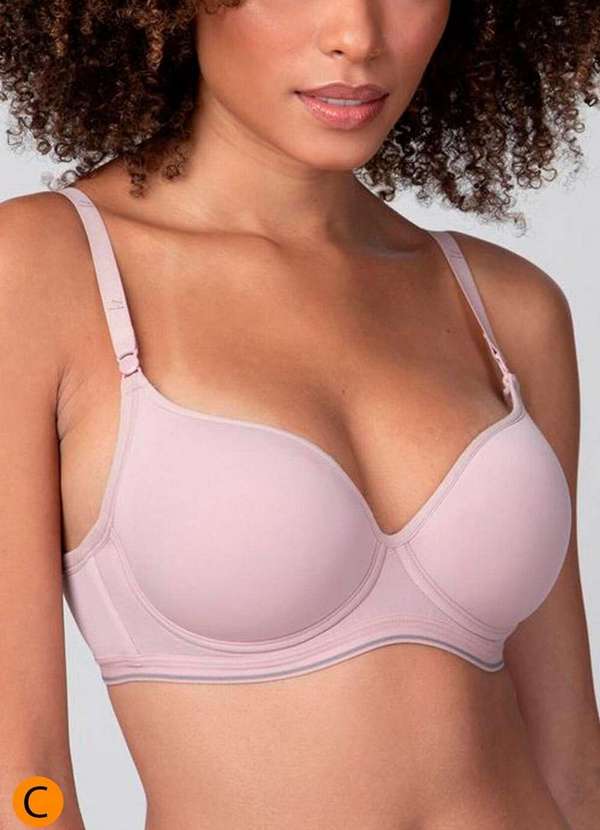 Liz - Sutiã com Aro e Bojo Liz 51818 Taça C 365-Blush 3