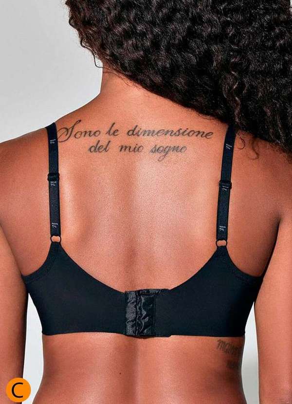 Liz - Sutiã com Aro e Bojo Liz 51866 Taça C 71-Preto 2