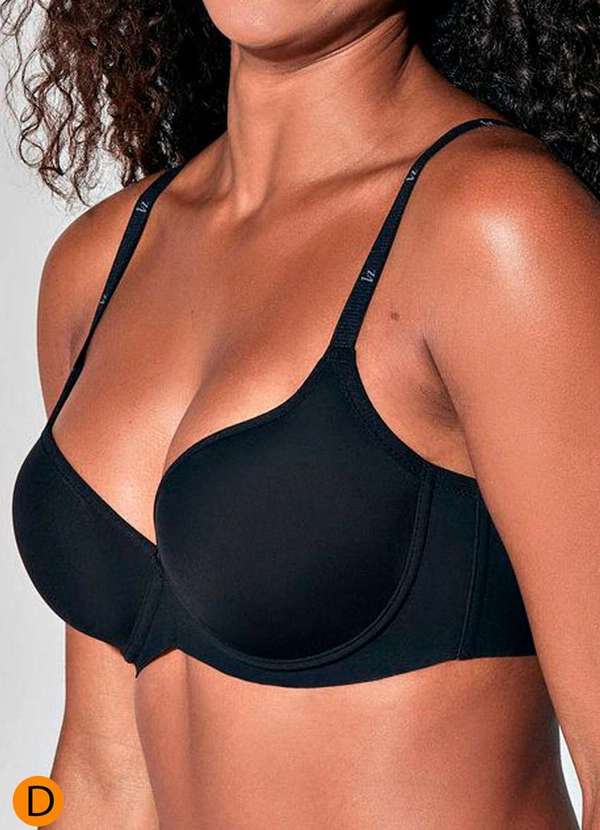 Liz - Sutiã com Aro e Bojo Liz 51866 Taça D 71-Preto 3