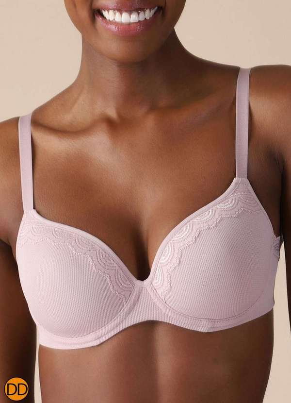 Liz - Sutiã com Aro e Bojo Liz 51925 Taça Dd 365-Blush