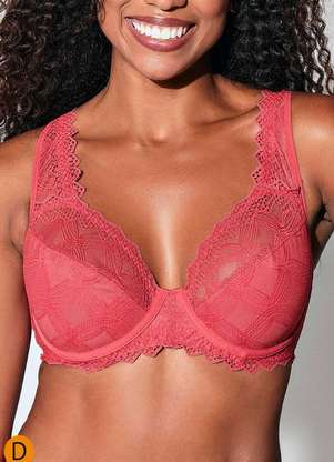 Sutiã com Aro e Bojo Liz 51975 Taça D - LIZ